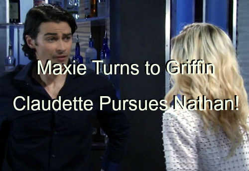 General Hospital (GH) Spoilers: Claudette Wants Nathan Back – Jealous Maxie Heats Up With Griffin