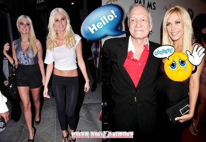Hugh Hefner Consoles Himself With The Shannon Twins