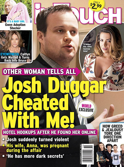 Josh Duggar’s Ashley Madison Mistress Danica Dillon Dishes All: Violent Reality Star Paid For Sex, Stalked Her Online!