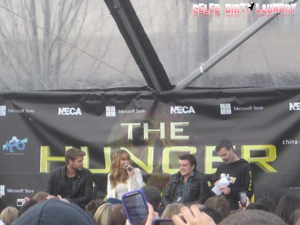 ‘The Hunger Games’ National Mall Tour Seattle Stop: Live Q&A With Jennifer Lawrence, Josh Hutcherson, and Liam Hemsworth (Video)