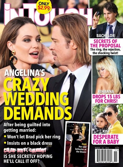 Angelina’s Jolie’s Crazy Wedding Demands (Photo)