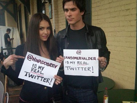 Ian Somerhalder and Nina Dobrev Avoiding Each Other On The Set Of The Vampire Diaries