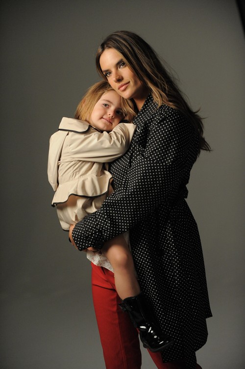 Alessandra Ambrosio & Daughter Anja For London Fog Spring 2013 Campaign (PHOTOS)