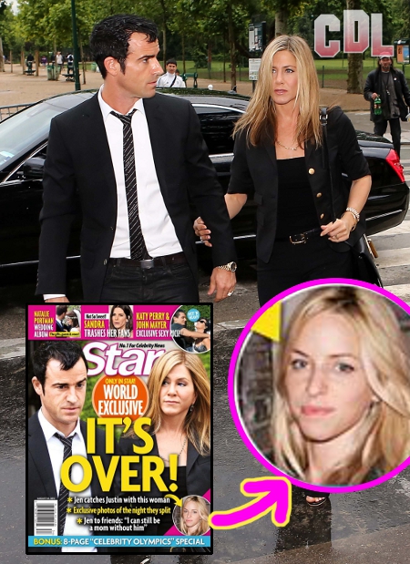 Jennifer Aniston Kicks Justin Theroux to the Curb after Catching him with another Woman (Photo)