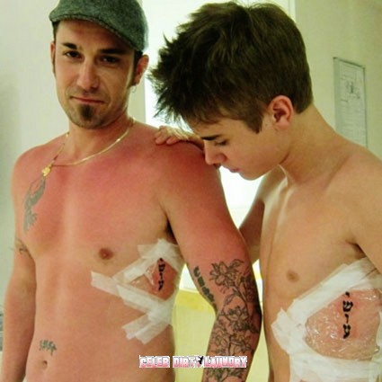 Justin Bieber’s Tattoo Mania: Like Father, Like Son – Photo