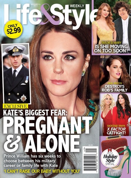 Kate Middleton Fears Being A Single Mother – Pregnant and Alone