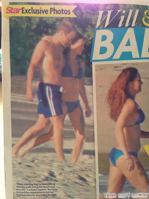 Kate Middleton and Prince George Leave Prince William for Mustique Vacation – More Bikini Pics