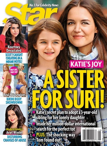 Katie Holmes Adopting: A Sister For Suri Cruise