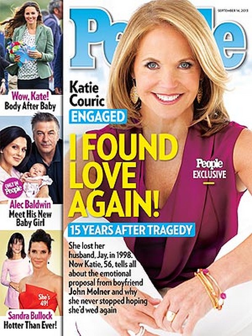 Katie Couric Discusses Engagement To Financier John Molner (Photo)