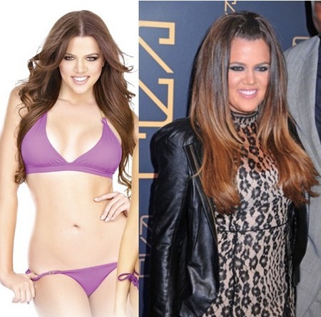Khloe Kardashian Struggles In Vain To Lose Weight – She Is Huge! (Photo)