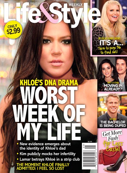Khloe Kardashian’s Week From Hell – Doesn’t Know Her Real Father, Lamar Odom Cheats Again, Kim Mocks Her Infertility