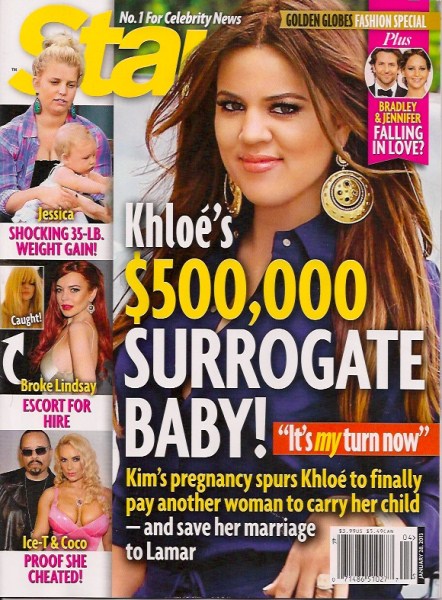 Khloe Kardashian Surrogate Mother Paid $500,000 To Carry Baby – Jealous of Kim Kardashian’s Pregnancy