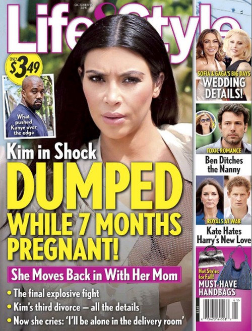 Kim Kardashian Divorce: Dumped By Kanye West 7 Months Pregnant, Living With Kris Jenner While Kanye Parties Like A Single Man