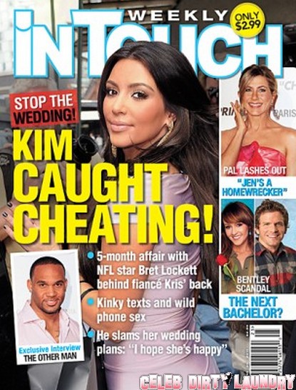 Kim Kardashian Says In Touch Bret Lockett Cheating Story a Lie, Considering Suing