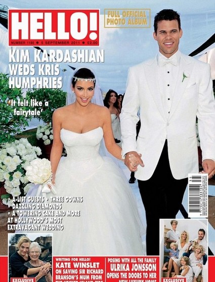 Hello! Magazine’s Kim Kardashian Wedding Photos