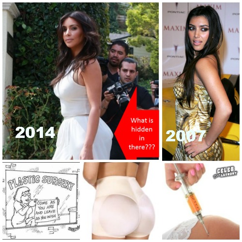 Kim Kardashian at Ciara’s Baby Shower: See Her Plastic Surgery and Butt Implants Exposed (PHOTOS)
