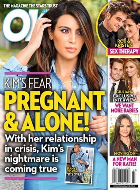 Kanye West Dumps Kim Kardashian: Kim Fears Being Pregnant & Alone