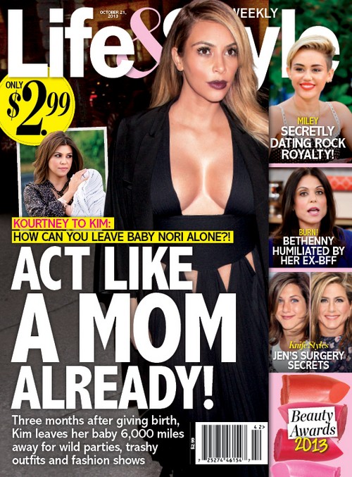 Kourtney Kardashian Says Kim Is A Bad Mother: Sisters at War! (PHOTO)