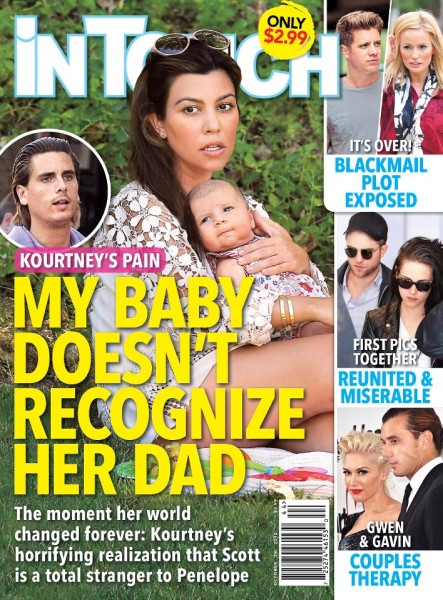 Kourtney Kardashian Claims New Daughter Scotland Does Not Recognize Daddy Scott Disick
