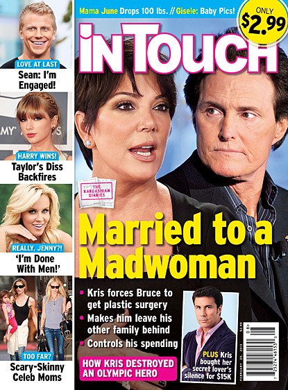 Kris Jenner Pays Off Lover: Bruce Jenner Calls Wife A “Madwomen” (Photo)