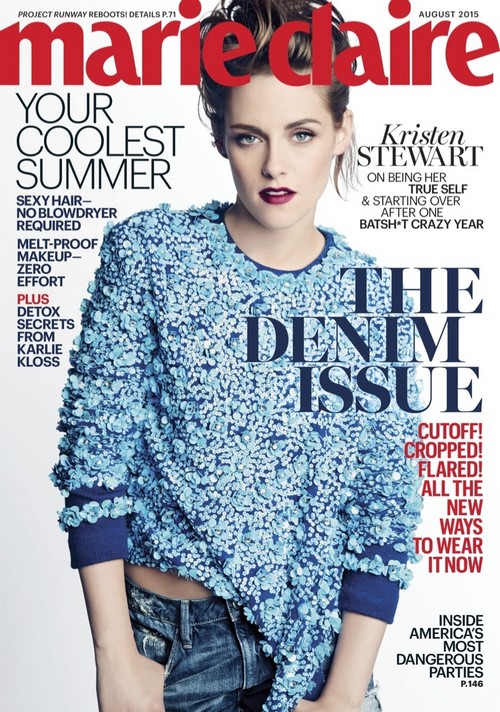 Kristen Stewart Marie Claire Interview: Cheating on Robert Pattinson Less Important Than Hair Length?