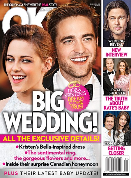 Robert Pattinson and Kristin Stewart Plan Their Wedding – Marriage Is In the Works (Photo)