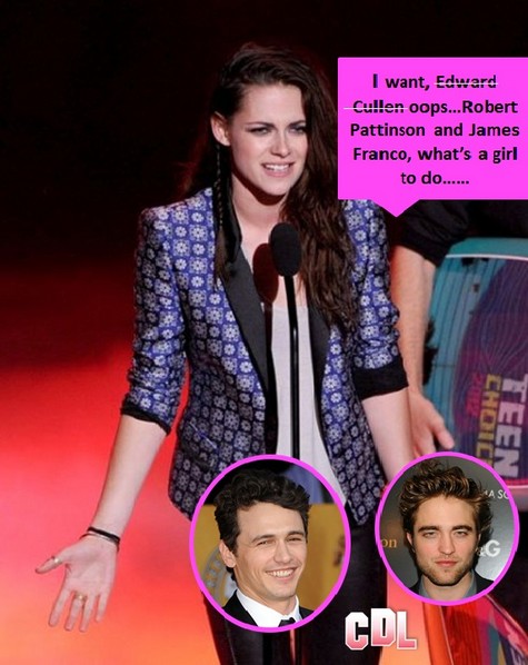 Kristen Stewart’s Love Triangle with Robert Pattinson and James Franco To Be A Threesome
