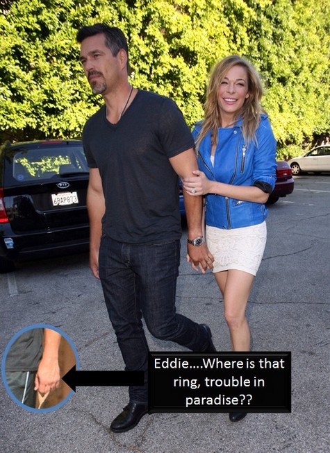 LeAnn Rimes and Eddie Cibrian Breaking Up? — Eddie Spotted Without Wedding Ring