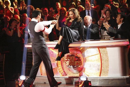 Leah Remini Dancing With the Stars Salsa Video 10/28/13
