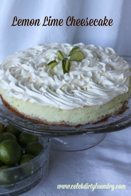 Who Doesn’t Love Cheesecake? Lemon Lime Cheesecake #CheesecakeOfTheYear