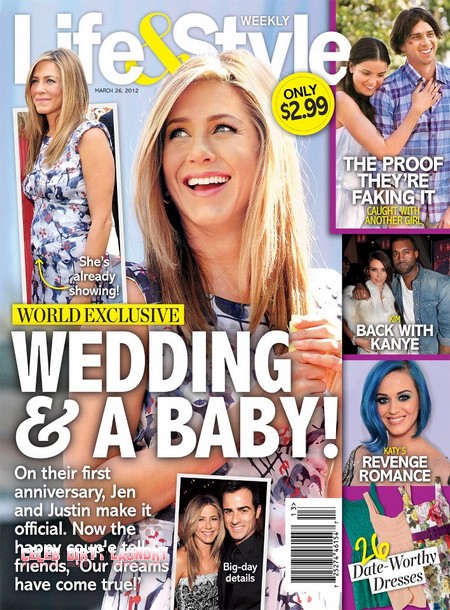 Finally, A Wedding and A Baby For Jennifer Aniston (Photo)