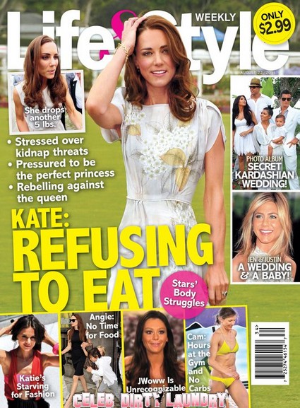 Life & Style Magazine: Kate Middleton Refusing To Eat