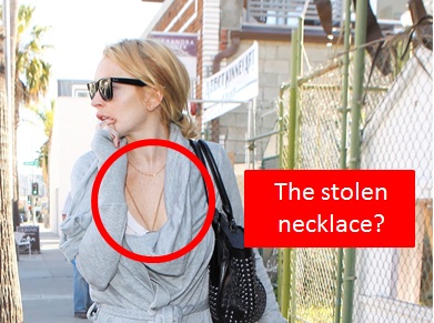 Police Worked With Jeweler To Nail Lindsay Lohan With Stolen Necklace