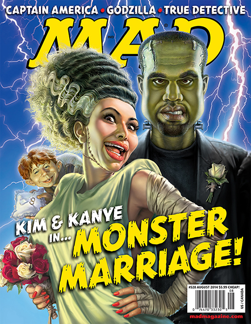 Kim Kardashian And Kanye West Cover MAD Magazine’s ‘In Monster Marriage’ Issue, Featuring Hilarious Celebrity Acronyms! (PHOTOS)