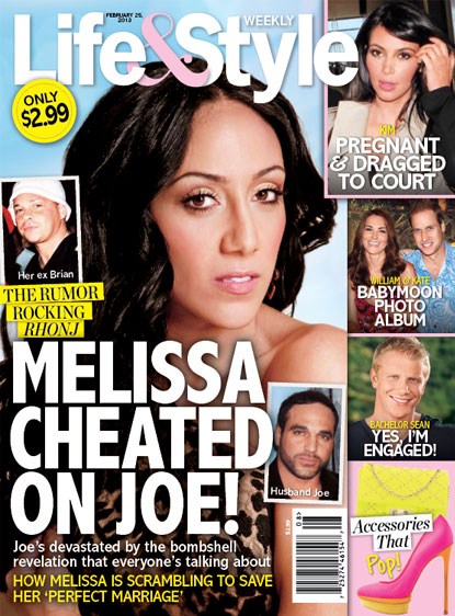 Melissa Gorga Accused of Cheating on Her Husband Joe Gorga