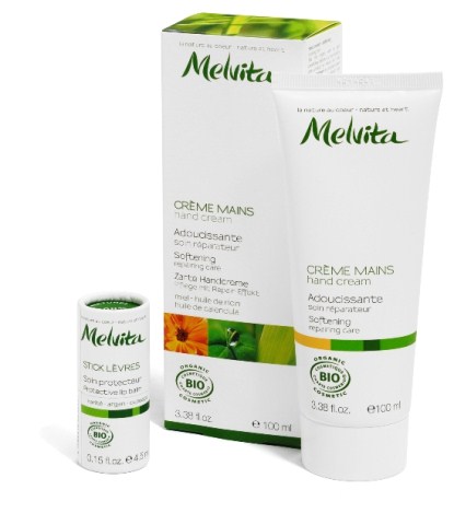 Giveaway: Melvita Organic Hand Cream and Lip Balm