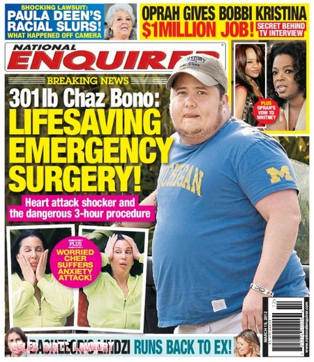 Chaz Bono Emergency Surgery After Heart Attack (Photo)