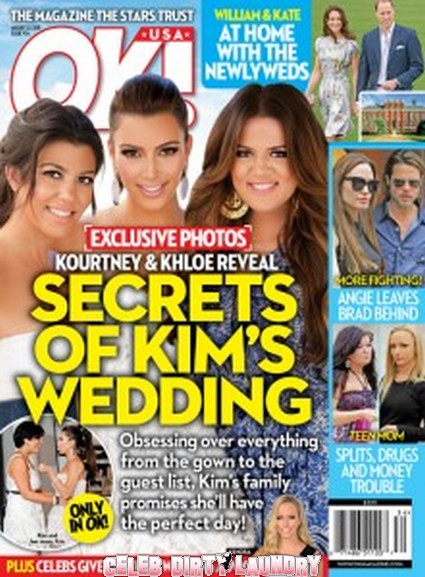 OK! Magazine: Secrets Of Kim Kardasian’s Wedding – Photo