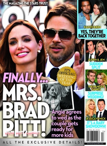 Angelina Jolie to Become Mrs. Brad Pitt!