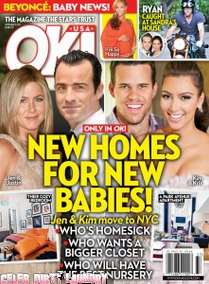 OK! Magazine: New Homes For New Babies, Jen & Kim Move To NYC