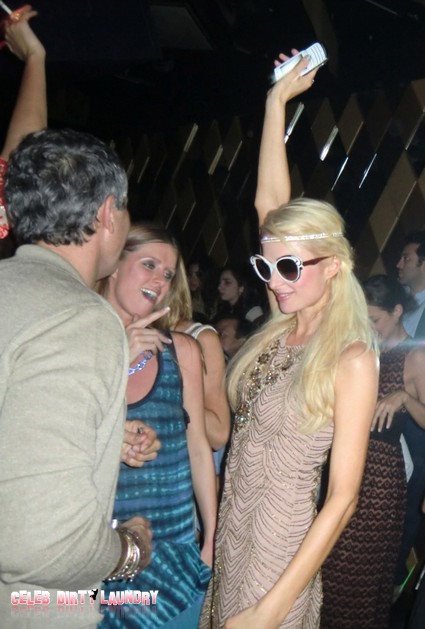 Paris Hilton Gets Her Party On At the Dom Perignon Party In Miami (Photos)
