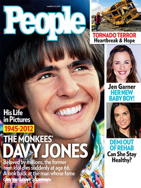 The Monkee’s Davy Jones Will Be Cremated (Photo)