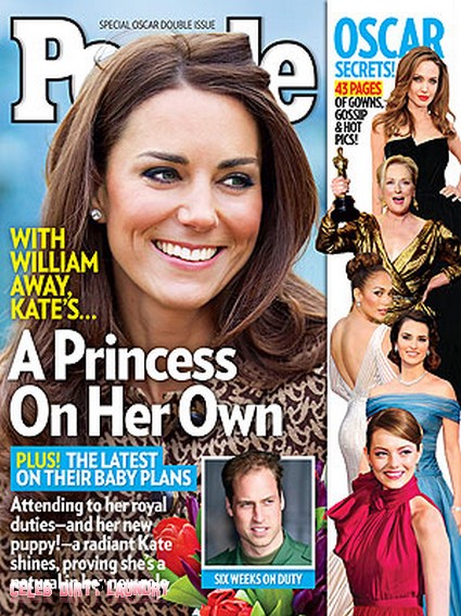 While Prince William Is Away Kate Middleton Is A Princess On Her Own (Photo)