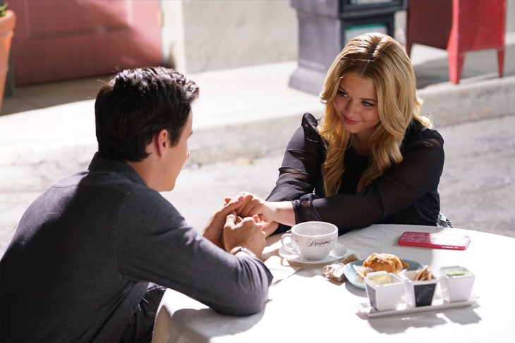 Pretty Little Liars Recap – Toby Punches Caleb – Aria In Hospital: Season 6 Episode 18 “Burn This”