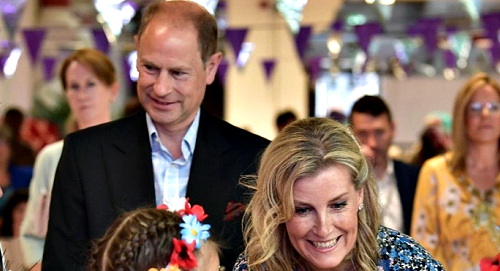 Prince Edward And Sophie, The Countess Of Wessex Have A Busy Day In Moray