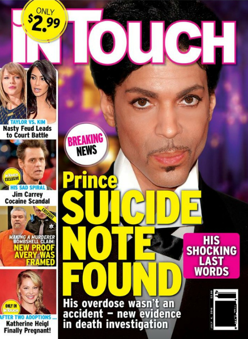 Prince Suicide Note According to Alleged Source – Chronic Pain to Blame for Overdose Claims Report