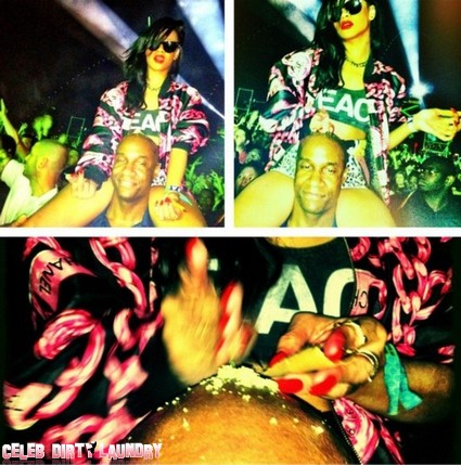 Was Rihanna Doing Cocaine At Coachella (Photo)