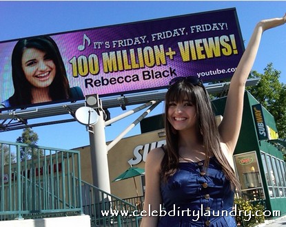 Rebecca Black Gets Giant Billboard While Recording Her Latest Assault On The Ears