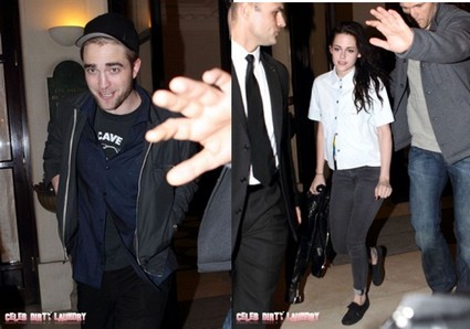Kristen Stewart And Robert Pattinson Enjoy A Romantic Dinner In Paris (Photos)