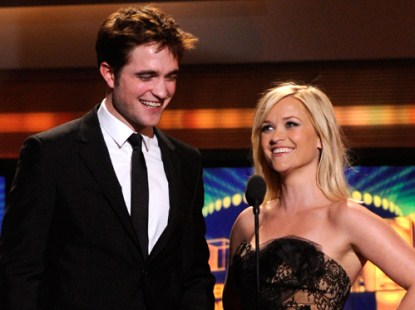 Rob Pattinson Takes The Stage With Reese Witherspoon At ACM Awards Show